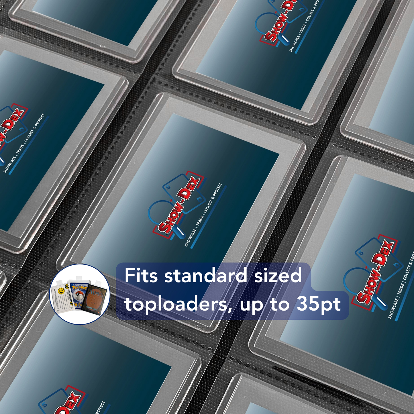 Show-Dex Pro Premium Toploader Binder 9-Pocket