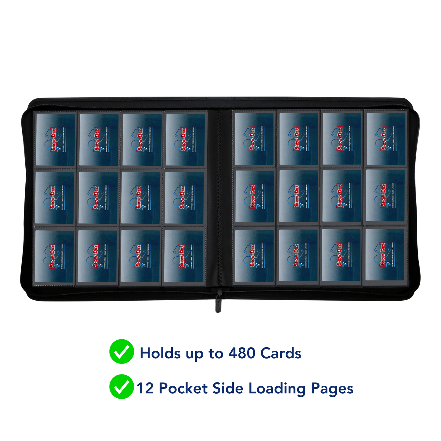 Show-Dex Premium 12-Pocket Trading Card Binder