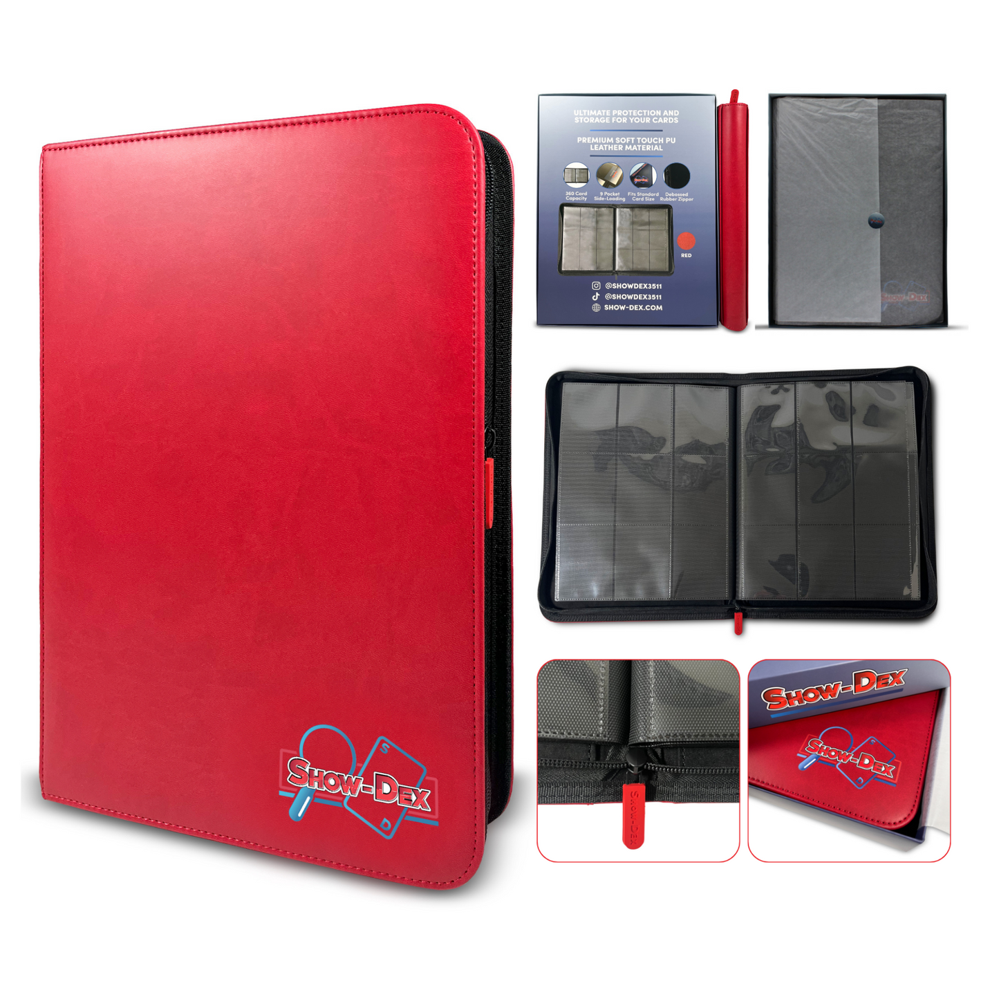 Show-Dex Premium 9-Pocket Trading Card Binder