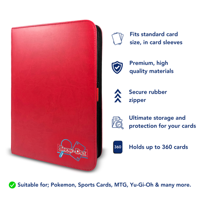 Show-Dex Premium 9-Pocket Trading Card Binder
