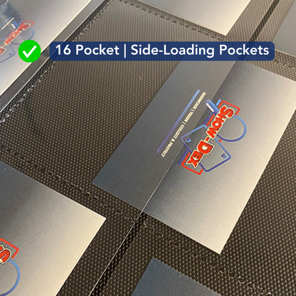 Show-Dex 16 Pocket Trading Card Zip Binder 1,088 Card Capacity