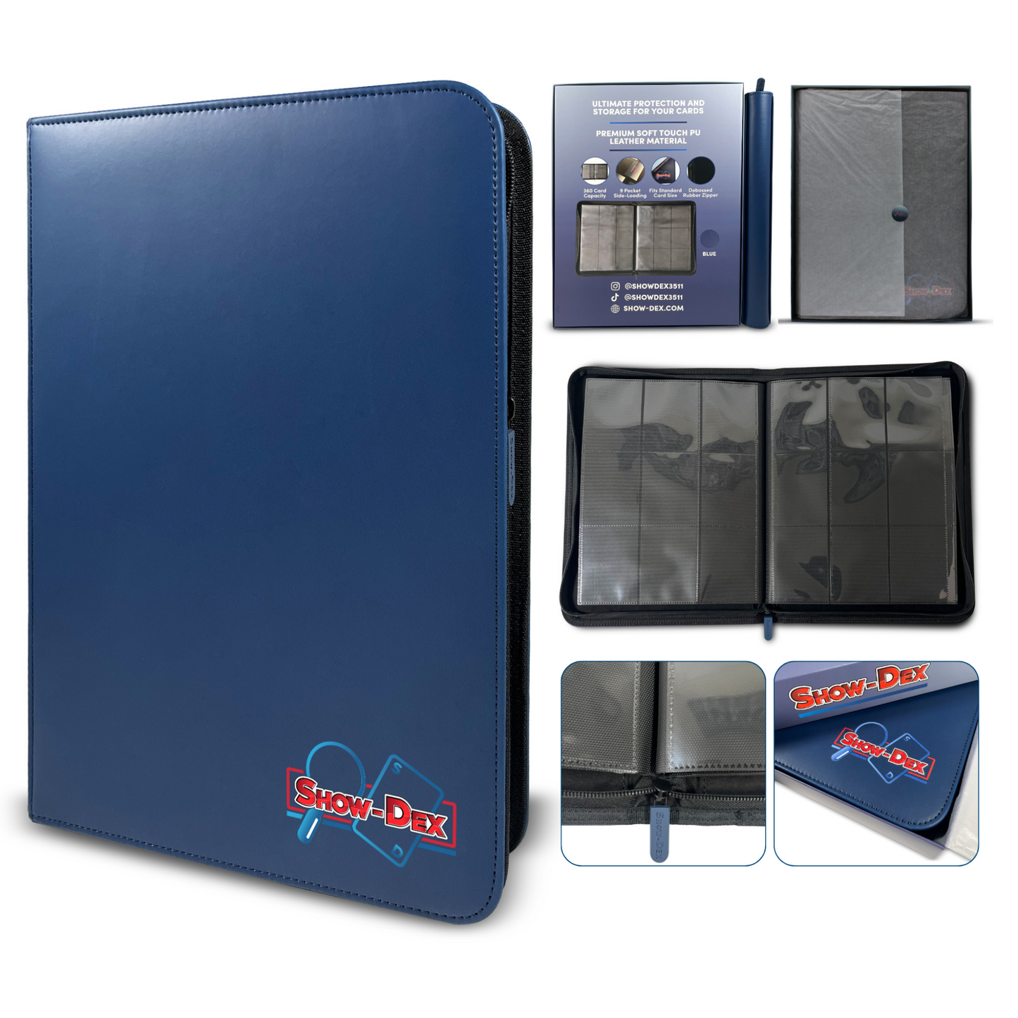 Show-Dex Premium 9-Pocket Trading Card Binder