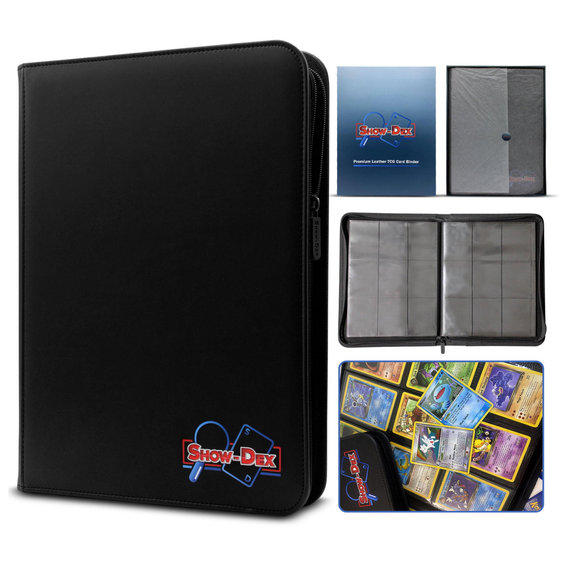 dex card binder Show-Dex Premium 9-Pocket Trading Card Binder