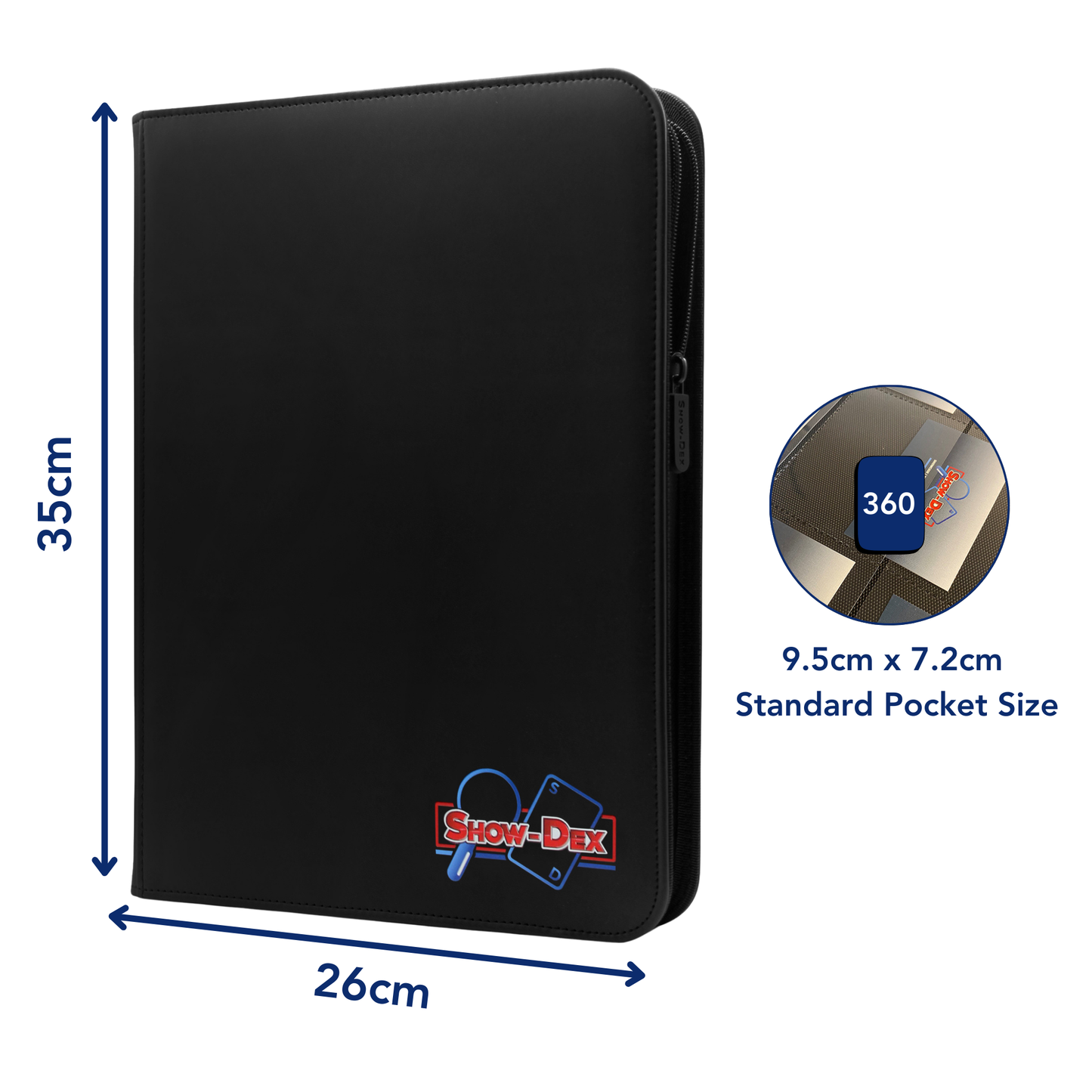 Show-Dex Premium 9-Pocket Trading Card Binder