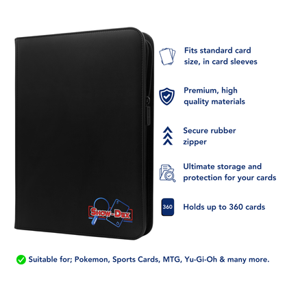 Show-Dex Premium 9-Pocket Trading Card Binder