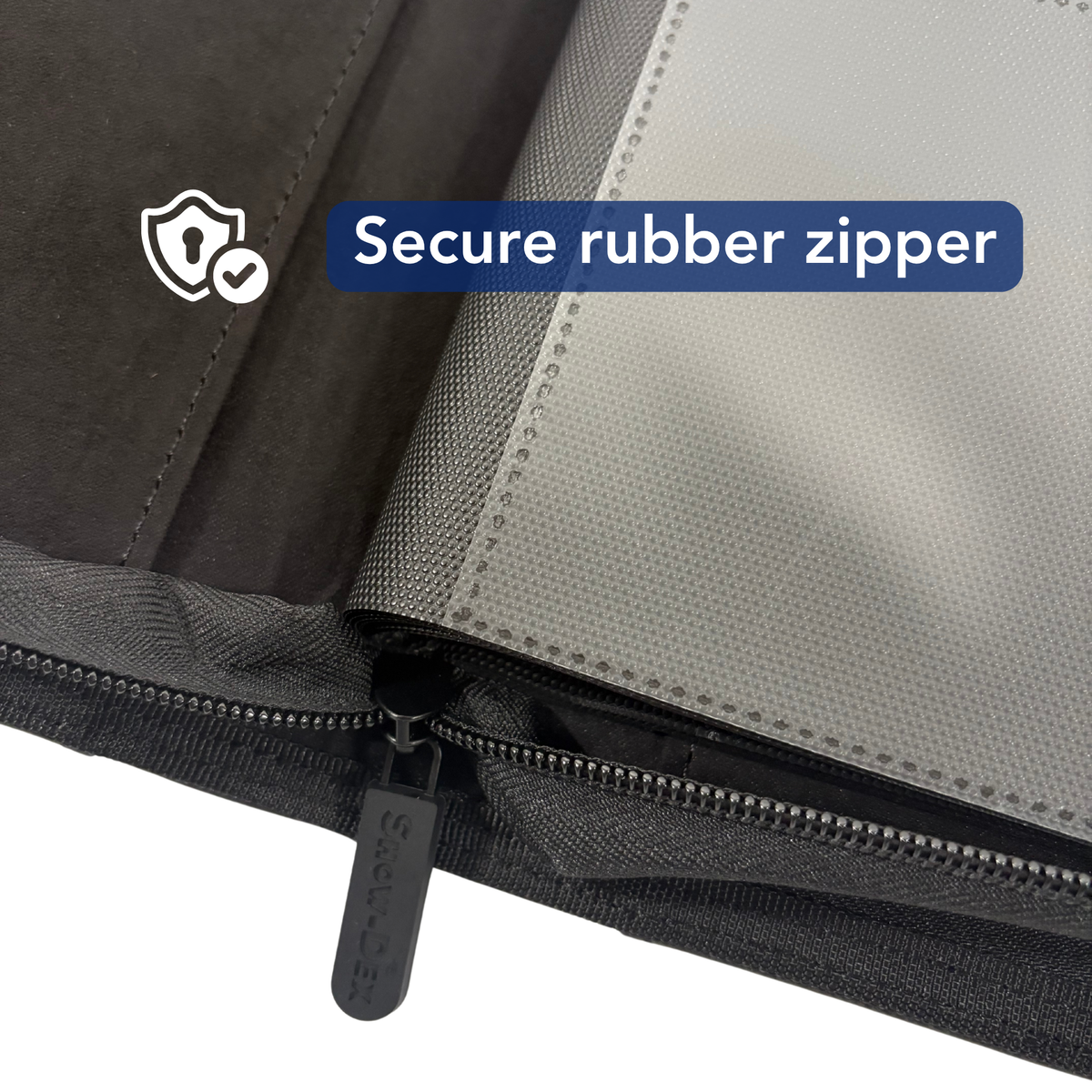 Show-Dex Premium Toploader Binder 4 Pocket - Holds 128 Cards