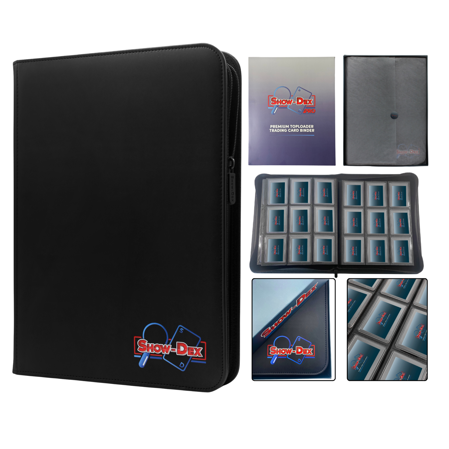 Show-Dex Pro Premium Toploader Binder 9-Pocket