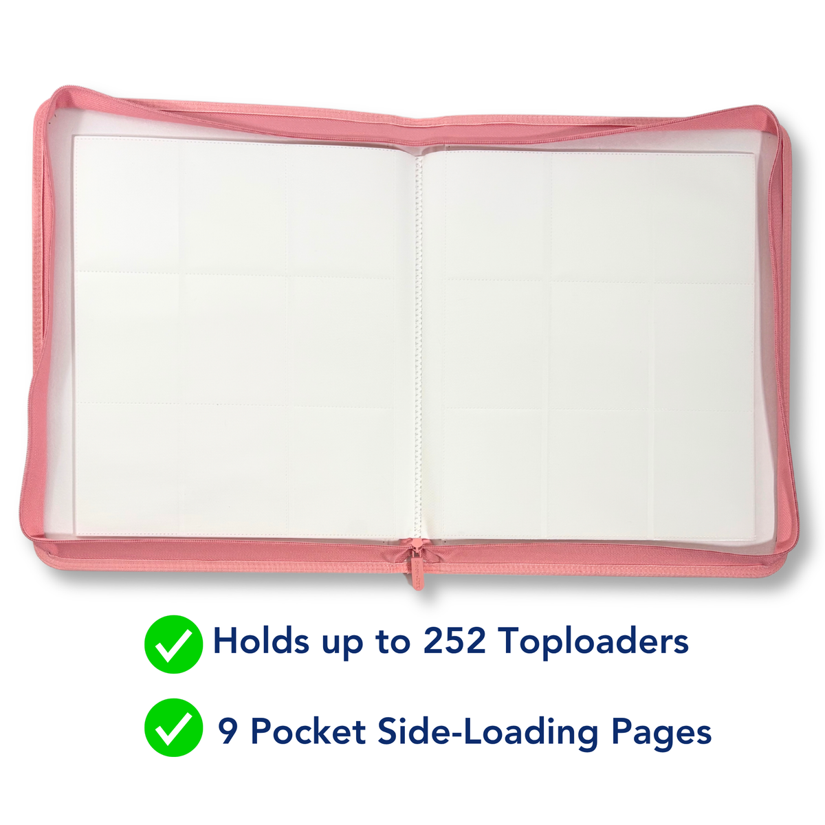 Show-Dex Premium Toploader Binder 9 Pocket - Holds 252 Cards